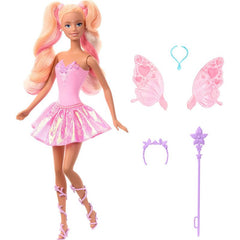 Barbie Fantasy Fairy 11" Doll with Color Change Wings and Outfit