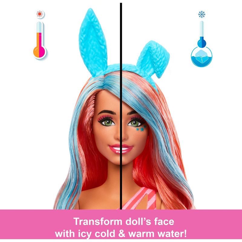 Barbie Pop Reveal Shakes Series 12" Doll and Accessories Set, Scented Bright Bunny Fashion Doll