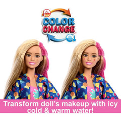 Barbie Pop Reveal Rise & Surprise Gift Set with Scented Doll, Squishy Scented Pet & More, 15+ Surprises
