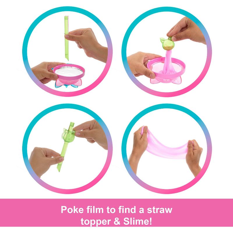 Barbie Pop Reveal Shakes Series 12" Doll and Accessories Set, Scented Cute Kitten Fashion Doll