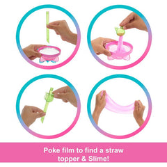 Barbie Pop Reveal Shakes Series 12" Doll and Accessories Set, Scented Cute Kitten Fashion Doll