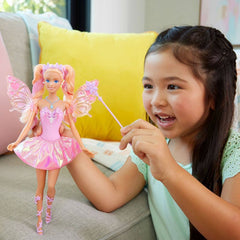 Barbie Fantasy Fairy 11" Doll with Color Change Wings and Outfit
