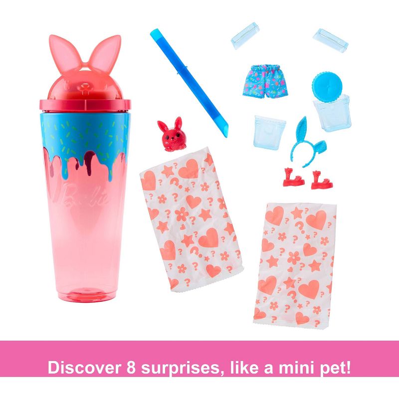 Barbie Pop Reveal Shakes Series 12" Doll and Accessories Set, Scented Bright Bunny Fashion Doll