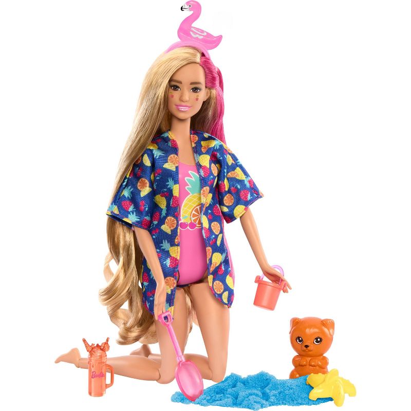 Barbie Pop Reveal Rise & Surprise Gift Set with Scented Doll, Squishy Scented Pet & More, 15+ Surprises